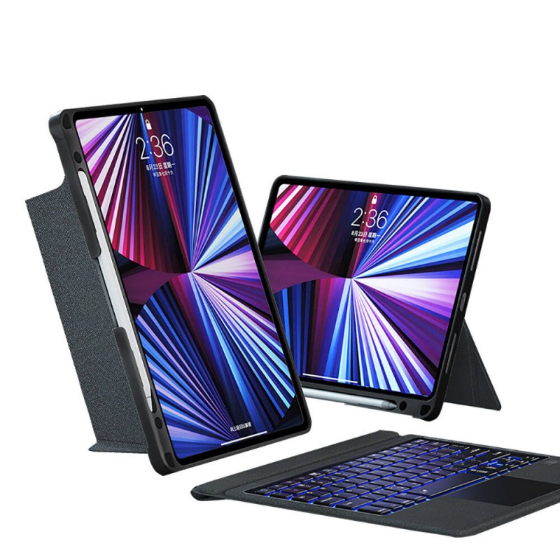 Bal-z Apple iPad Pro 11 2024 Wiwu Mag Touch Klavyeli Standlı Kılıf