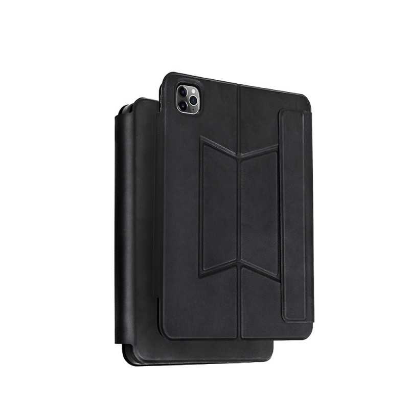 Bal-z Apple iPad Pro 11 2024 Zore Border Keyboard Bluetooh Bağlantılı Standlı Klavyeli Tablet Kılıfı