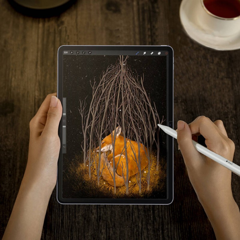 Bal-z Apple iPad Pro 11 2025 M5 Kağıt Hisli Benks Mat Paper-Like Ekran Koruyucu