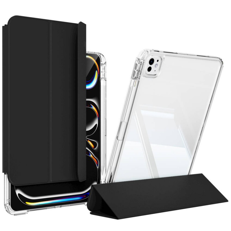 Bal-z ​​​Apple iPad Pro 11 2025 M5 Kılıf Magnetik Ayrılabilen Airbagli  Sliding Tablet Kılıfı