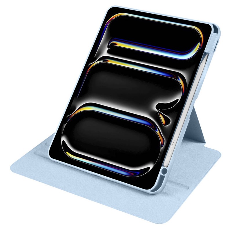 Bal-z Apple iPad Pro 11 2025 M5 Kılıf  Termik Kalem Bölmeli Dönebilen Standlı Kılıf