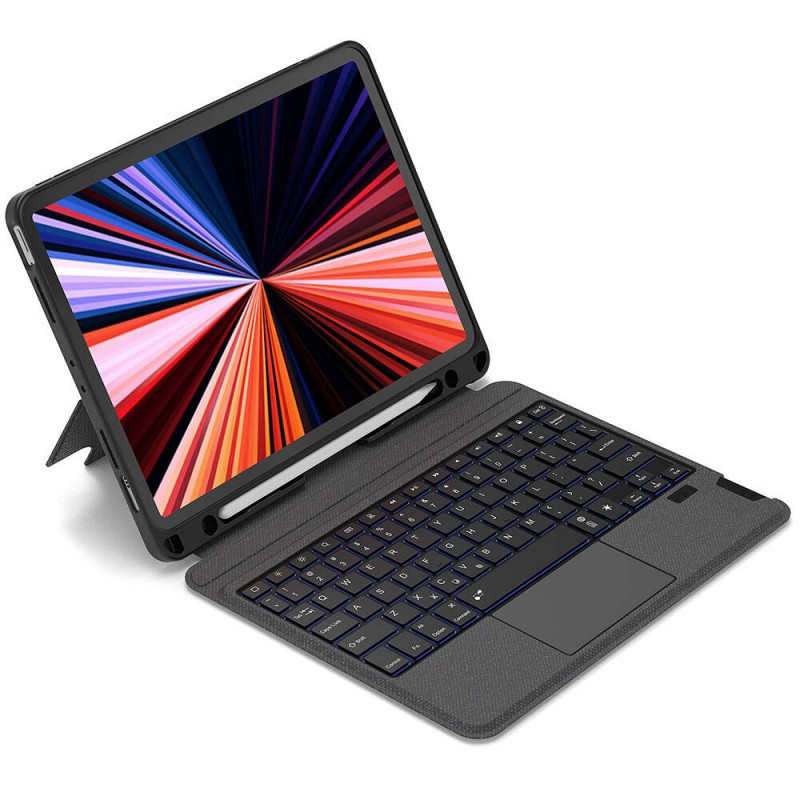 Bal-z Apple iPad Pro 11 2025 M5 Wiwu Mag Touch Klavyeli Standlı Kılıf