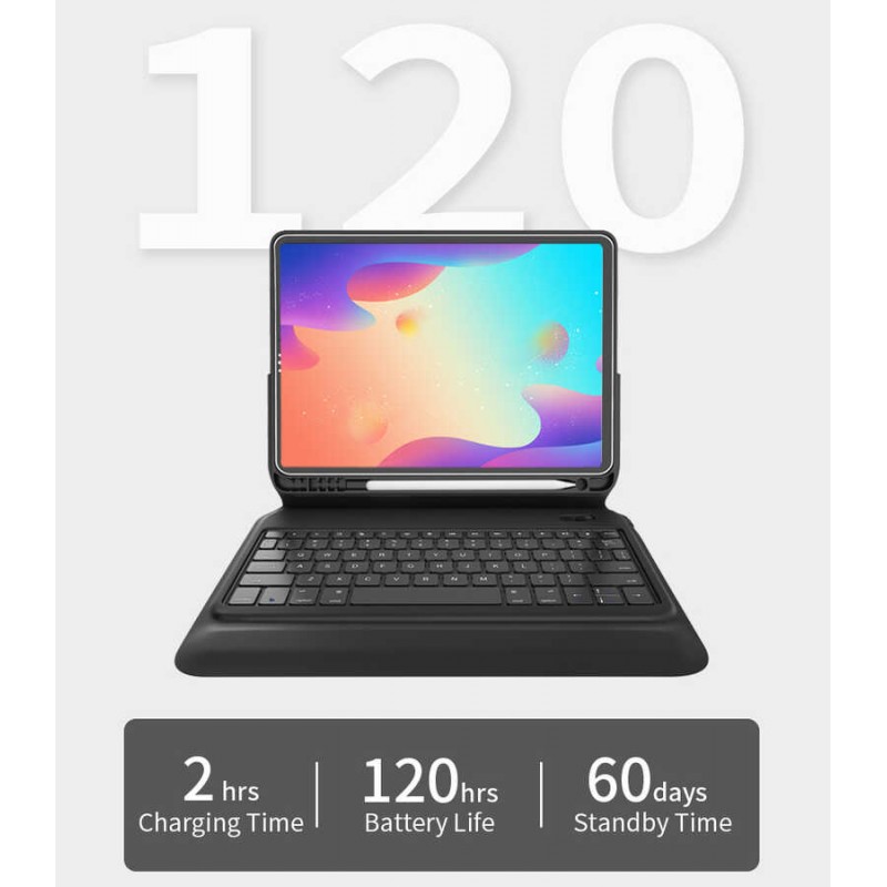 Bal-z Apple iPad Pro 11 Wiwu Keyboard Folio Kablosuz Klavyeli Kılıf