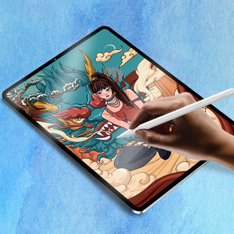 Bal-z Apple iPad Pro 12.9 2018 (3.Nesil) Wiwu Removable Mıknatıslı Ekran Koruyucu