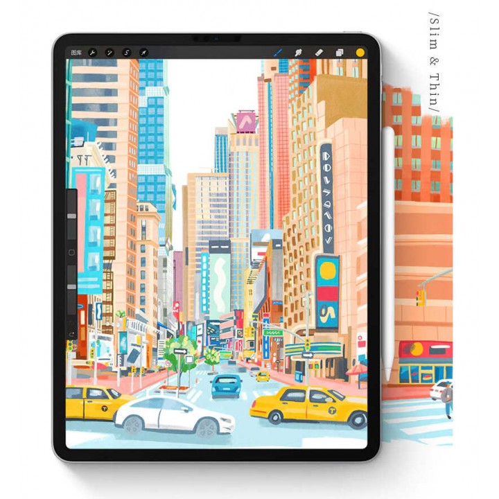 Apple iPad Pro 12.9 2020 (4.Nesil) ​Kağıt Hisli Wiwu iPaper Like Tablet Ekran Koruyucu