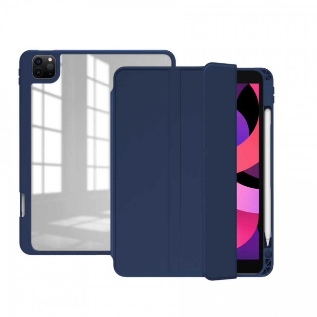 Apple iPad Pro 12.9 2020 (4.Nesil) Kılıf Zore Nort Arkası Şeffaf Standlı Kılıf Apple iPad Pro 12.9 2020 (4.Nesil) Kılıf Zore Nort Arkası Şeffaf Standlı Kılıf