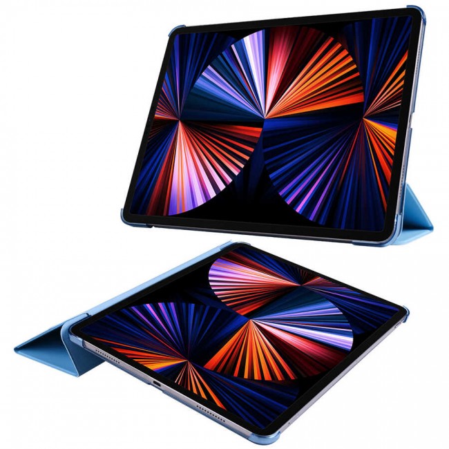 Apple iPad Pro 12.9 2021 (5.Nesil) Zore Smart Cover Standlı 1-1 Kılıf Apple iPad Pro 12.9 2021 (5.Nesil) Zore Smart Cover Standlı 1-1 Kılıf