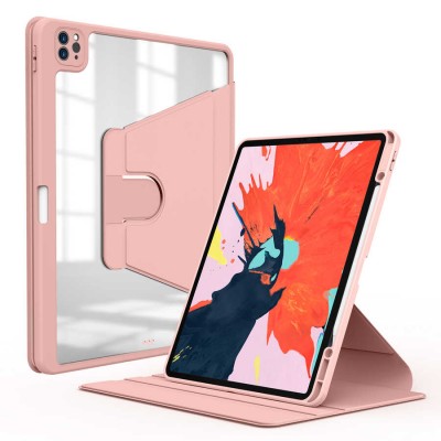 Bal-z Apple iPad Pro 12.9 2022 M2 Kılıf  Nayn Dönebilen Standlı Kılıf