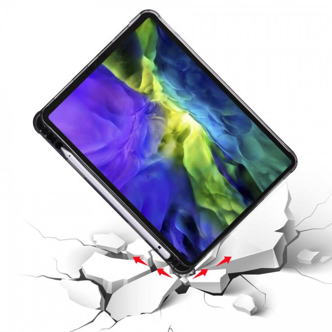 Apple iPad Pro 12.9 2022 M2 Kılıf Zore Tri Folding Kalem Bölmeli Standlı Kılıf Apple iPad Pro 12.9 2022 M2 Kılıf Zore Tri Folding Kalem Bölmeli Standlı Kılıf