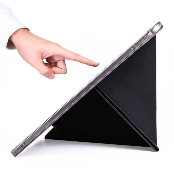 Apple iPad Pro 12.9 2022 M2 Kılıf Zore Tri Folding Kalem Bölmeli Standlı Kılıf