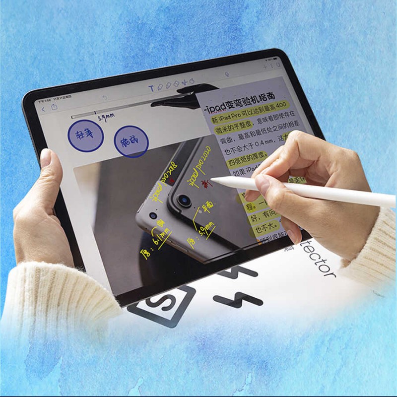 Bal-z Apple iPad Pro 12.9 2022 M2 Wiwu Removable Mıknatıslı Ekran Koruyucu