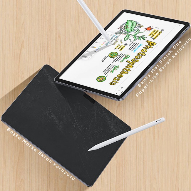 Apple iPad Pro 13 2024 Kağıt Hisli Benks Mat Paper-Like Ekran Koruyucu Apple iPad Pro 13 2024 Kağıt Hisli Benks Mat Paper-Like Ekran Koruyucu