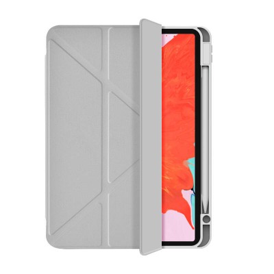 Bal-z Apple iPad Pro 13 2024 Wiwu 360° Dönebilen Standlı Magnetik Koruyucu Tablet Kılıfı