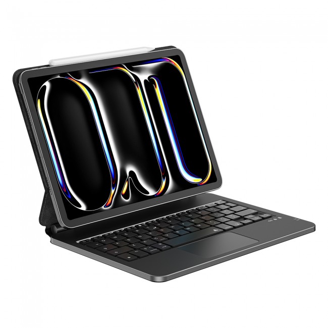 Apple iPad Pro 13 2024 Wiwu MK-003 Gizli Kalem Bölmeli Klavyeli Standlı Kılıf Apple iPad Pro 13 2024 Wiwu MK-003 Gizli Kalem Bölmeli Klavyeli Standlı Kılıf