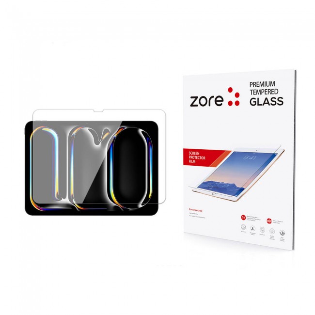 Apple iPad Pro 13 2024 Zore Tablet Temperli Cam Ekran Koruyucu Apple iPad Pro 13 2024 Zore Tablet Temperli Cam Ekran Koruyucu