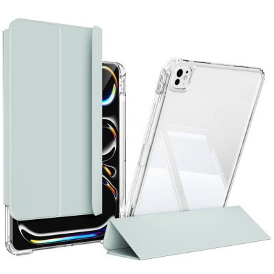 Bal-z ​​Apple iPad Pro 13 2025 M5 Kılıf Magnetik Ayrılabilen Airbagli  Sliding Tablet Kılıfı