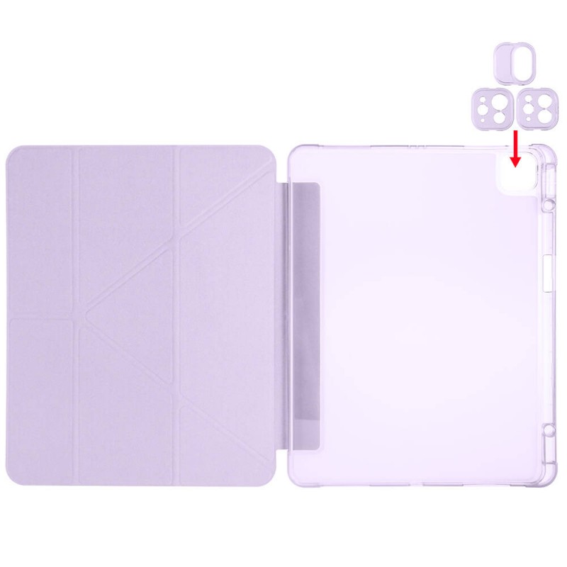 Bal-z Apple iPad Pro 13 2025 M5 Kılıf  Tri Folding Kalem Bölmeli Standlı Kılıf