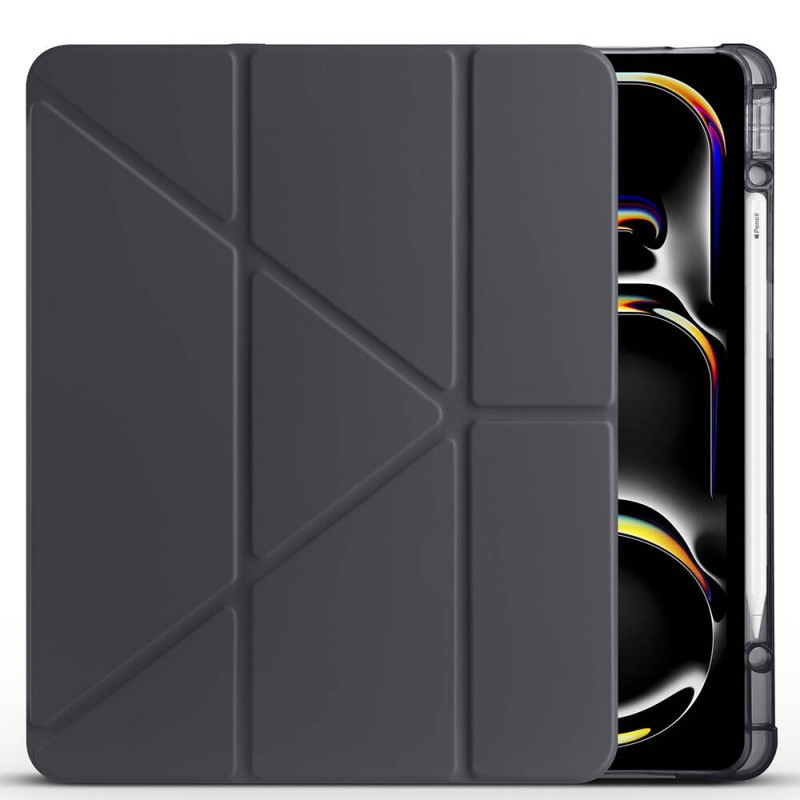 Bal-z Apple iPad Pro 13 2025 M5 Kılıf  Tri Folding Kalem Bölmeli Standlı Kılıf