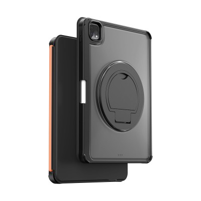 Bal-z Apple iPad Pro 13 2025 M5 Wiwu MK-007 Combo Pro Kalem Bölmeli Klavyeli Standlı Kılıf