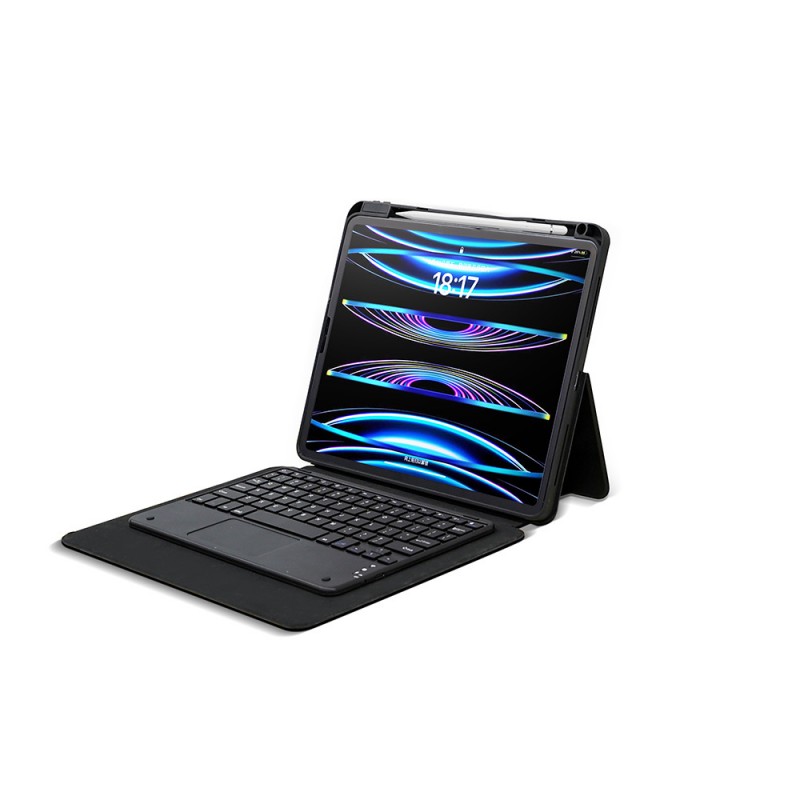Bal-z Apple iPad Pro 13 2025 M5  Border Keyboard Bluetooh Bağlantılı Standlı Klavyeli Tablet Kılıfı