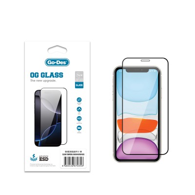 Bal-z Apple iPhone 11 Go Des OG Glass Antistatik Temperli Cam Ekran Koruyucu