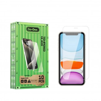 Apple iPhone 11 Go Des Parmak İzi Bırakmayan 9H Oleofobik Bom Glass Ekran Koruyucu 10'lu Paket Apple iPhone 11 Go Des Parmak İzi Bırakmayan 9H Oleofobik Bom Glass Ekran Koruyucu 10'lu Paket
