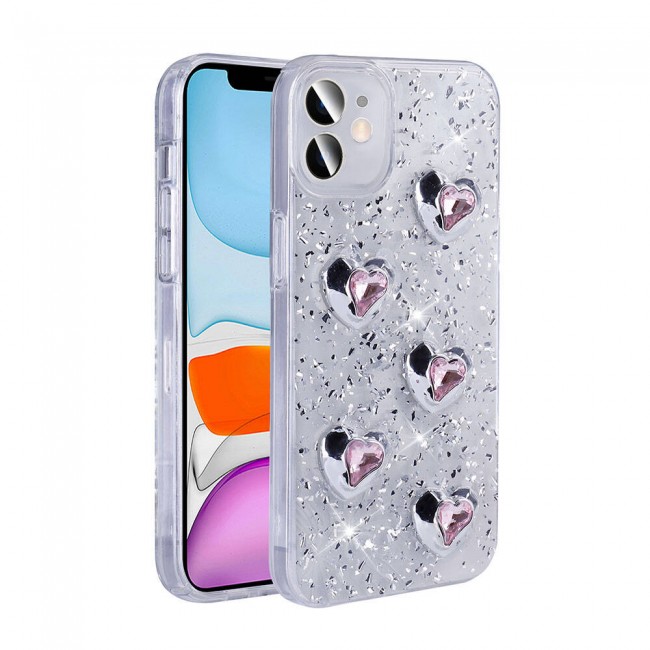 Apple iPhone 11 Kılıf Airbagli Simli Arka Yüzey Zore Işıltı Silikon Kapak Apple iPhone 11 Kılıf Airbagli Simli Arka Yüzey Zore Işıltı Silikon Kapak