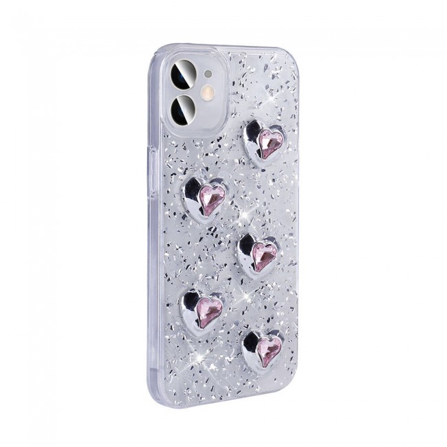 Apple iPhone 11 Kılıf Airbagli Simli Arka Yüzey Zore Işıltı Silikon Kapak Apple iPhone 11 Kılıf Airbagli Simli Arka Yüzey Zore Işıltı Silikon Kapak