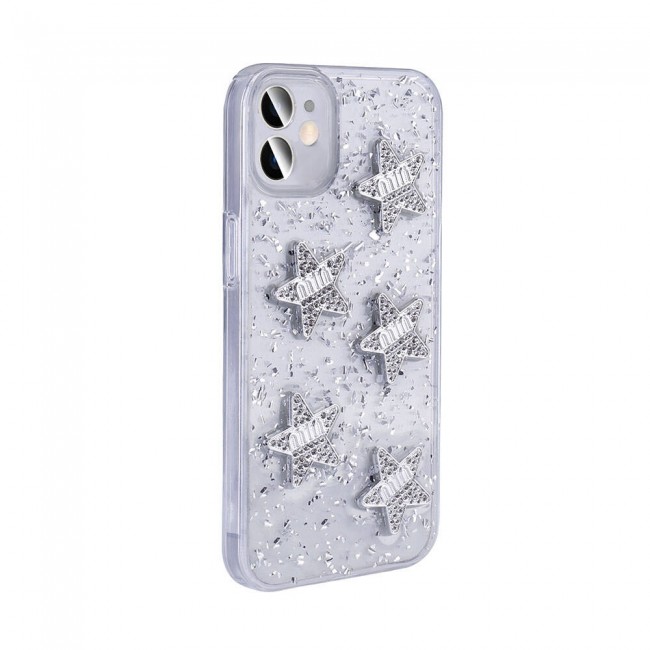 Apple iPhone 11 Kılıf Airbagli Simli Arka Yüzey Zore Işıltı Silikon Kapak Apple iPhone 11 Kılıf Airbagli Simli Arka Yüzey Zore Işıltı Silikon Kapak