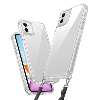 Bal-z Apple iPhone 11 Kılıf Airbagli Takılabilir Askı Aparatlı  Snap Silikon Kapak