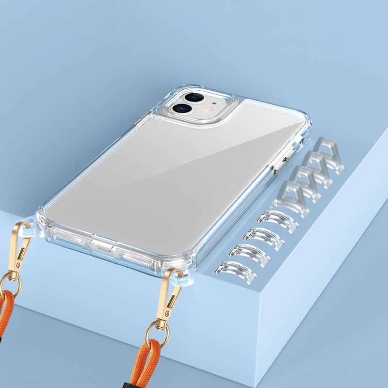 Bal-z Apple iPhone 11 Kılıf Airbagli Takılabilir Askı Aparatlı  Snap Silikon Kapak