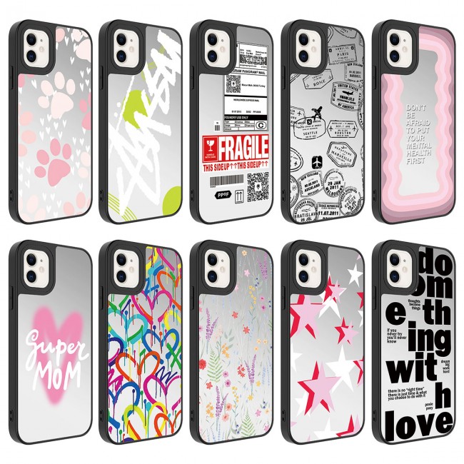 Apple iPhone 11 Kılıf Aynalı Desenli Kamera Korumalı Parlak Zore Mirror Kapak Apple iPhone 11 Kılıf Aynalı Desenli Kamera Korumalı Parlak Zore Mirror Kapak