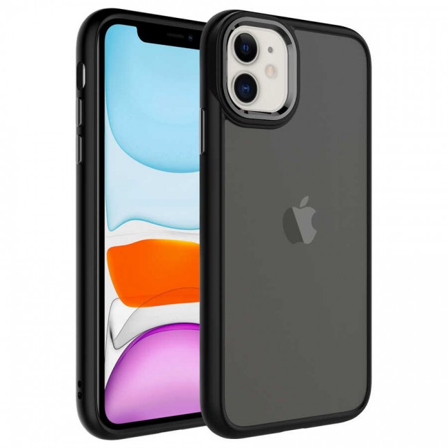 Apple iPhone 11 Kılıf Buzlu Sert PC Zore May Kapak Apple iPhone 11 Kılıf Buzlu Sert PC Zore May Kapak