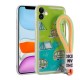 Apple iPhone 11 Kılıf Desenli El Askılı İpli Zore Astana Silikon Kapak Apple iPhone 11 Kılıf Desenli El Askılı İpli Zore Astana Silikon Kapak