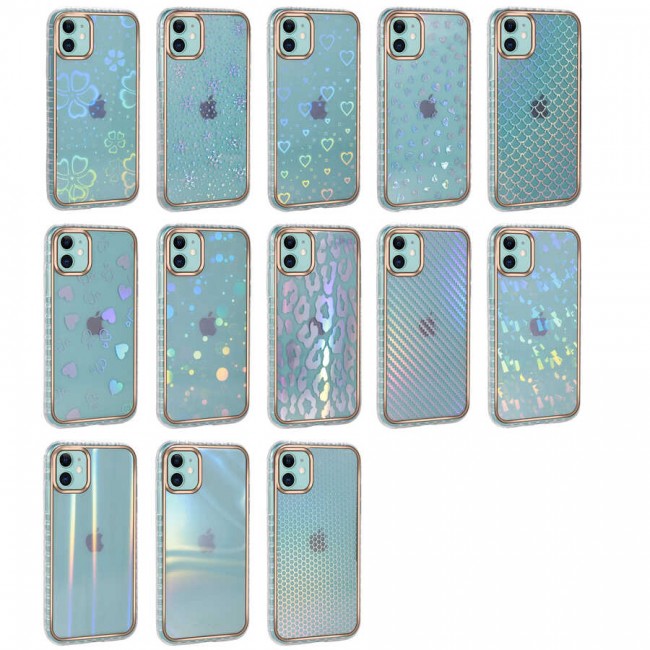 Apple iPhone 11 Kılıf Desenli Parlayan Transparan Zore Avva Kapak Apple iPhone 11 Kılıf Desenli Parlayan Transparan Zore Avva Kapak