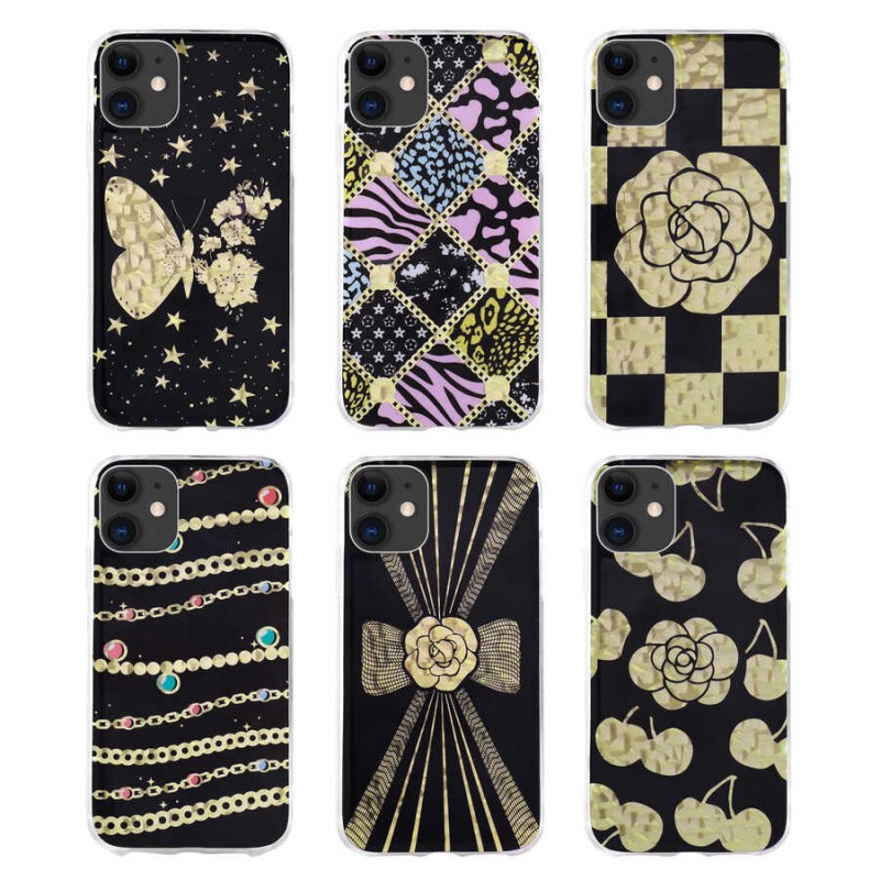 Bal-z Apple iPhone 11 Kılıf Desenli Sert  Elnov Kapak