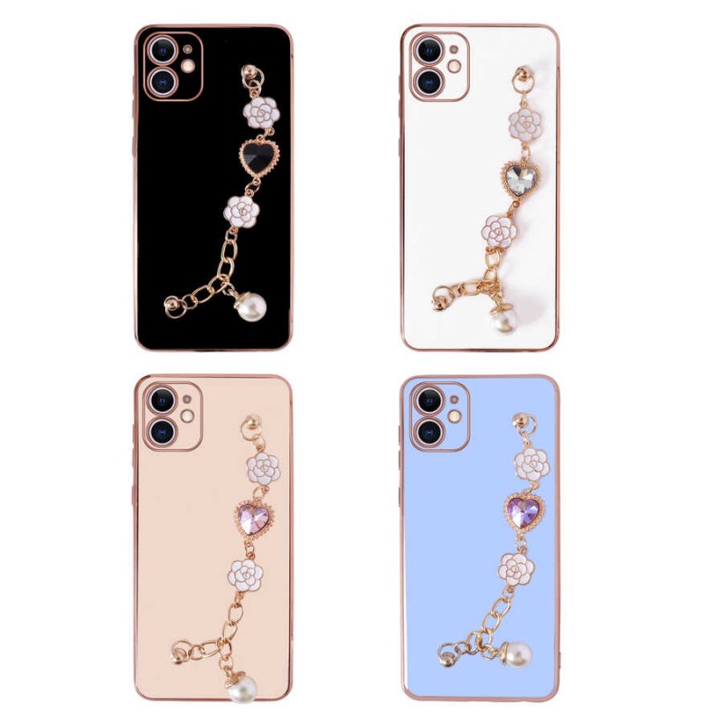 Bal-z Apple iPhone 11 Kılıf El Tutamaçlı Kamera Korumalı  Taka Silikon Kapak