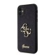 Apple iPhone 11 Kılıf Guess Orjinal Lisanslı 4G Büyük Metal Logolu Glitter Kapak Apple iPhone 11 Kılıf Guess Orjinal Lisanslı 4G Büyük Metal Logolu Glitter Kapak