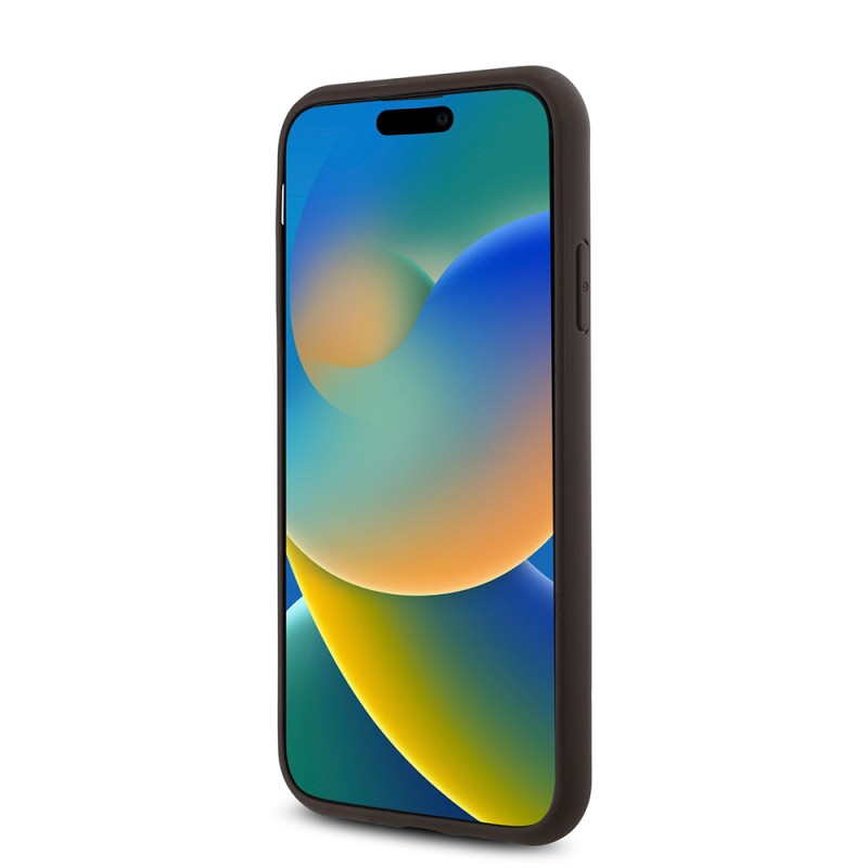 Bal-z Apple iPhone 11 Kılıf Guess Orjinal Lisanslı M-safe Uyumlu Gül Baskılı 4G Desenli Yazı Logolu Kapak