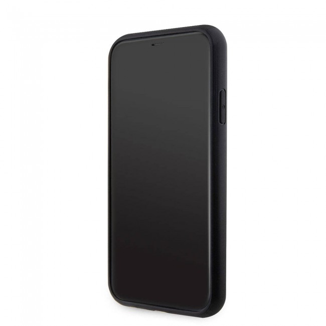 Apple iPhone 11 Kılıf Guess Orjinal Lisanslı PU Deri Taşlı Üçgen Logo 4G Desenli Kapak Apple iPhone 11 Kılıf Guess Orjinal Lisanslı PU Deri Taşlı Üçgen Logo 4G Desenli Kapak