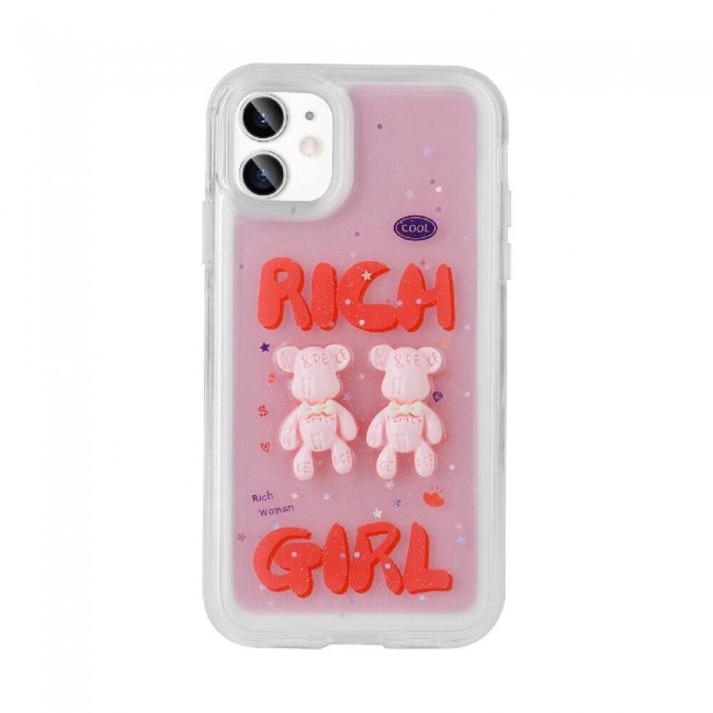 Apple iPhone 11 Kılıf Kabartma Figürlü Parlak Zore Minimini Silikon Kapak Apple iPhone 11 Kılıf Kabartma Figürlü Parlak Zore Minimini Silikon Kapak