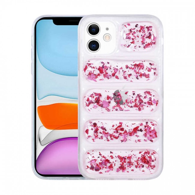 Apple iPhone 11 Kılıf Kamera Korumalı Simli Airbag'li Zore Dalga Kapak Apple iPhone 11 Kılıf Kamera Korumalı Simli Airbag'li Zore Dalga Kapak