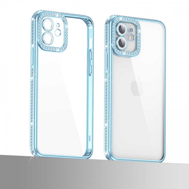 Apple iPhone 11 Kılıf Kamera Korumalı Taşlı Zore Mina Kapak Apple iPhone 11 Kılıf Kamera Korumalı Taşlı Zore Mina Kapak