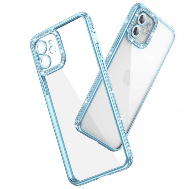 Apple iPhone 11 Kılıf Kamera Korumalı Taşlı Zore Mina Kapak Apple iPhone 11 Kılıf Kamera Korumalı Taşlı Zore Mina Kapak