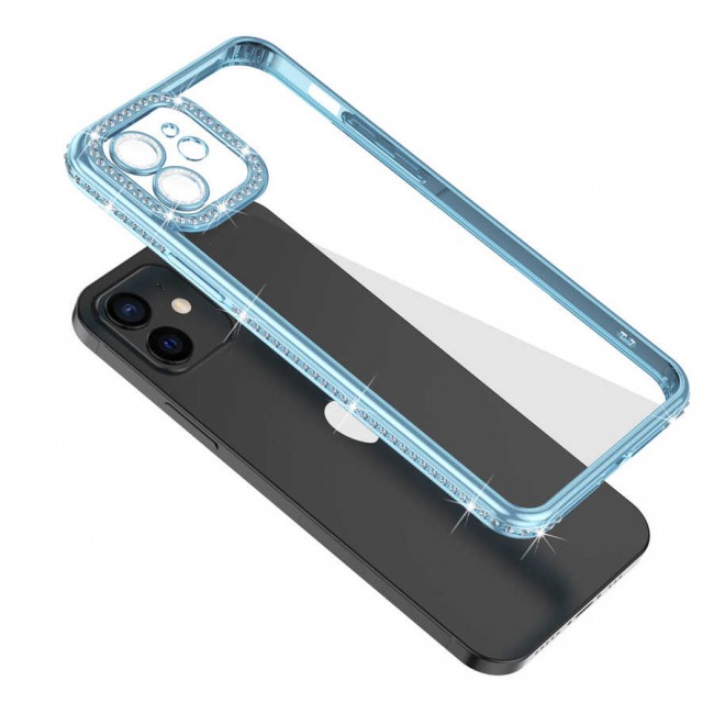 Apple iPhone 11 Kılıf Kamera Korumalı Taşlı Zore Mina Kapak Apple iPhone 11 Kılıf Kamera Korumalı Taşlı Zore Mina Kapak