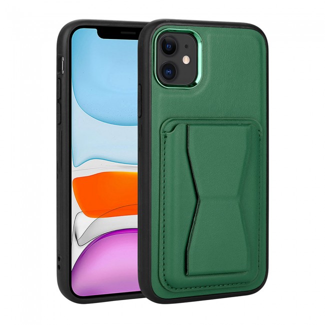 Apple iPhone 11 Kılıf Kartlıklı Standlı Pu Deri Zore Memo Kapak Apple iPhone 11 Kılıf Kartlıklı Standlı Pu Deri Zore Memo Kapak