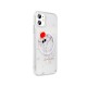Apple iPhone 11 Kılıf M-Safe Şarj Özellikli Şeffaf Zore Folk Sert Kapak Apple iPhone 11 Kılıf M-Safe Şarj Özellikli Şeffaf Zore Folk Sert Kapak