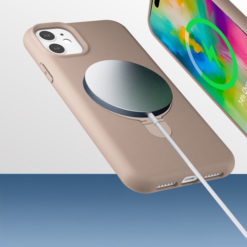 Bal-z Apple iPhone 11 Kılıf M-safe Şarj Özellikli Standlı  Samara Kapak