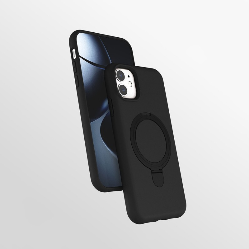 Bal-z Apple iPhone 11 Kılıf M-safe Şarj Özellikli Standlı  Samara Kapak