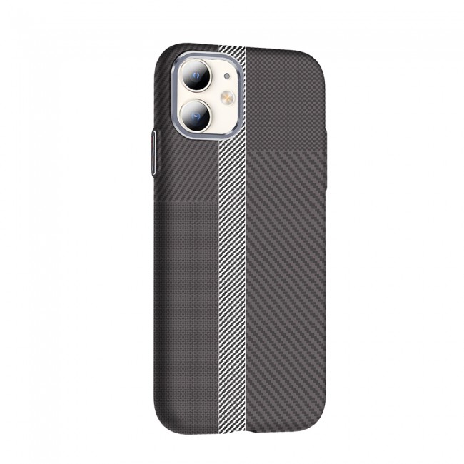 Apple iPhone 11 Kılıf M-safe Şarj Özellikli Karbon Fiber Görünümlü Zore Gros Kapak Apple iPhone 11 Kılıf M-safe Şarj Özellikli Karbon Fiber Görünümlü Zore Gros Kapak